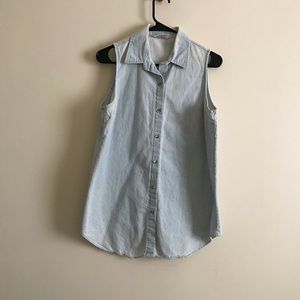 Light Denim Button Up